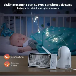 Codnida 5,5'' Camara Vigilancia Bebe LCD Pantalla, Codnida 5,5'' Camara Vigilancia Bebe LCD Pantalla,