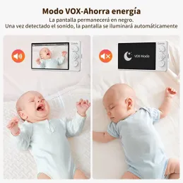 Codnida 5,5'' Camara Vigilancia Bebe LCD Pantalla, Codnida 5,5'' Camara Vigilancia Bebe LCD Pantalla,