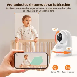 Codnida 5,5'' Camara Vigilancia Bebe LCD Pantalla, Codnida 5,5'' Camara Vigilancia Bebe LCD Pantalla,
