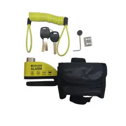 KRASER WA6Y Candado Moto con Alarma 110dB, Antirro