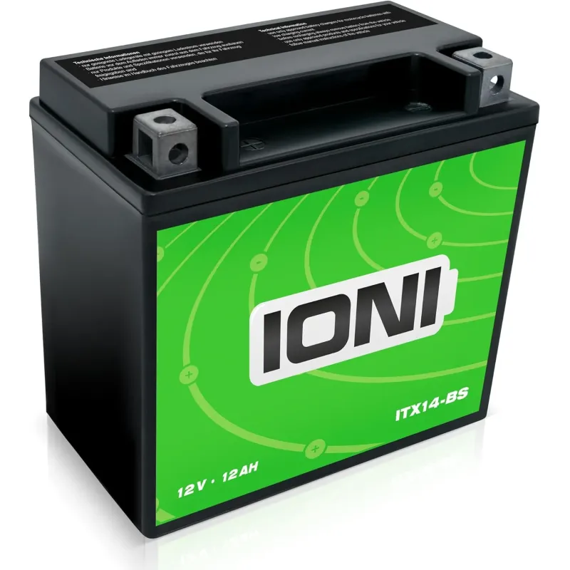 Batería AGM IONI ITX14-BS de 12 V y 12 Ah Batería AGM IONI ITX14-BS de 12 V y 12 Ah