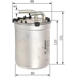 Bosch N2835 - Filtro diésel para vehículos