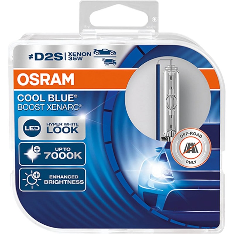 OSRAM XENARC Cool Blue Boost, D2S, Duo Box, OFFROA