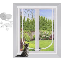 Pantalla para ventana de gato, protección para mascotas de 110 X 150 CM