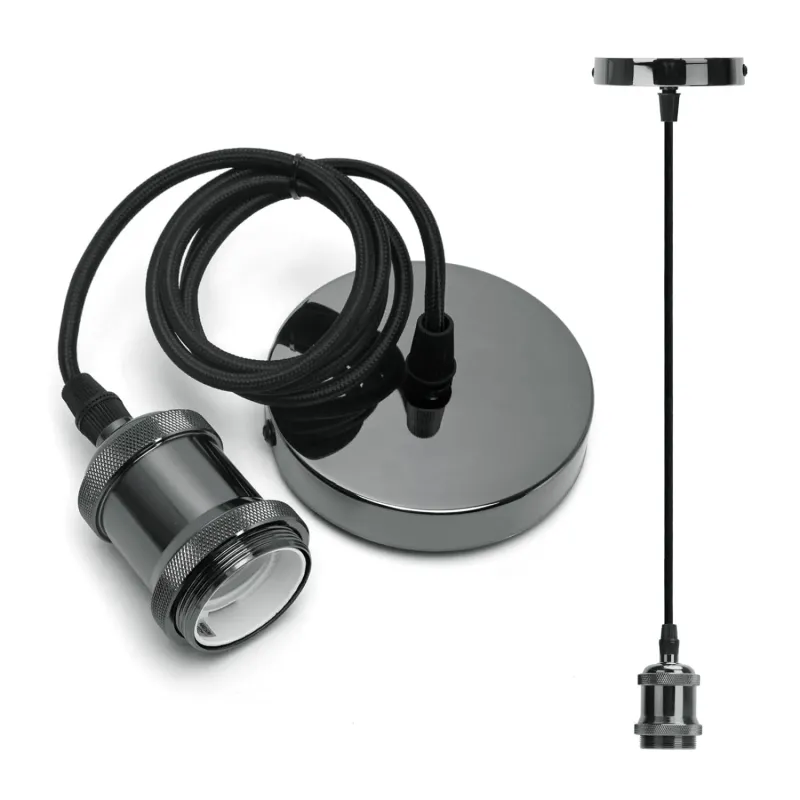 Aigostar Portalámpara de Metal Para Colgar Lámpara Aigostar Portalámpara de Metal Para Colgar Lámpara