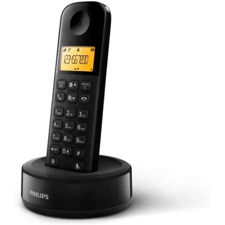 Philips D1601B - Teléfono Fijo Inalámbrico, Pantal