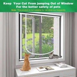 Pantalla para ventana de gato, protección para mascotas de 110 X 150 CM Pantalla para ventana de gato, protección para mascotas de 110 X 150 CM