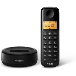Philips D1601B - Teléfono Fijo Inalámbrico, Pantal Philips D1601B - Teléfono Fijo Inalámbrico, Pantal