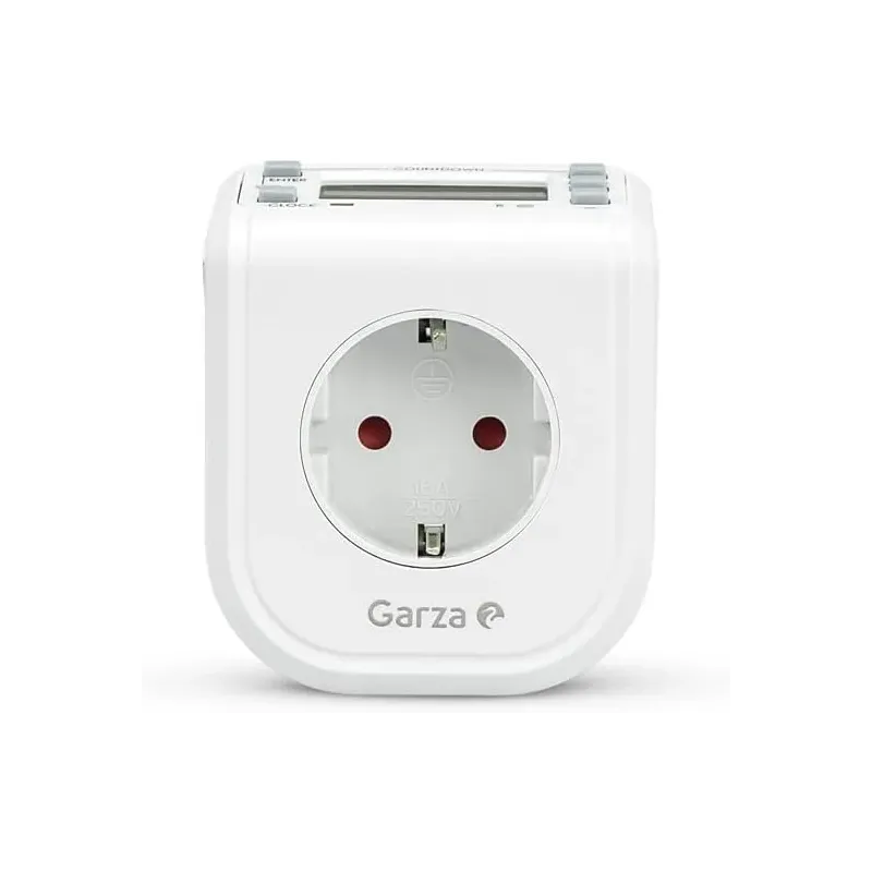 Garza - Enchufe Temporizador Programador Digital, Garza - Enchufe Temporizador Programador Digital,