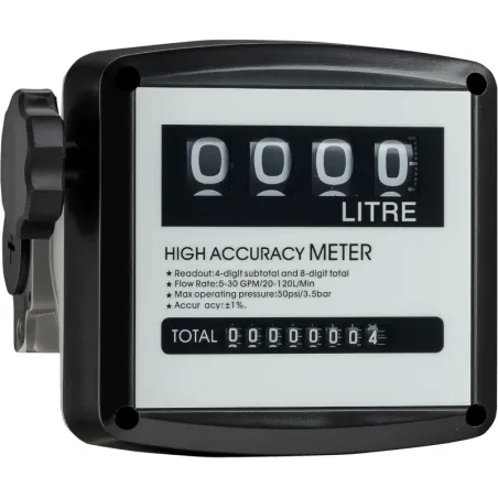 Contador de gasóleo 3 bar 19-120 l/min conexiones