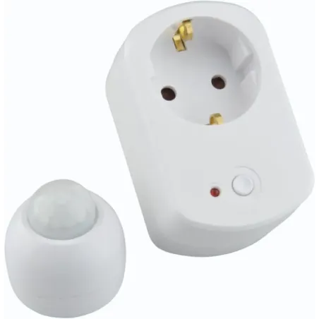 Enchufe inalámbrico para detector de movimiento, c
