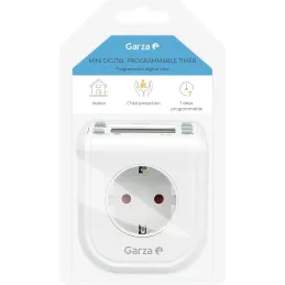 Garza - Enchufe Temporizador Programador Digital, Garza - Enchufe Temporizador Programador Digital,