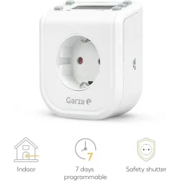 Garza - Enchufe Temporizador Programador Digital, Garza - Enchufe Temporizador Programador Digital,