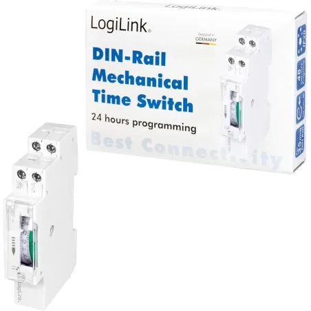 LogiLink ET0009 ET0009-DIN-RAIL - Temporizador con
