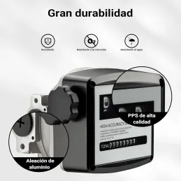 Contador de gasóleo 3 bar 19-120 l/min conexiones