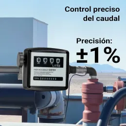 Contador de gasóleo 3 bar 19-120 l/min conexiones