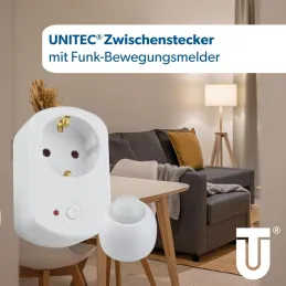 Enchufe inalámbrico para detector de movimiento, c