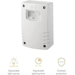 Garza - Detector Crepuscular Regulable para exterior Garza - Detector Crepuscular Regulable para exterior