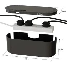 D-Line EU/CTUSMLB/SW Caja Organizadora de Cables