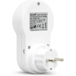 Garza - Enchufe Temporizador Programador Digital, Garza - Enchufe Temporizador Programador Digital,