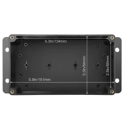 Caja de conexiones de plástico IP65 157X90X64mm