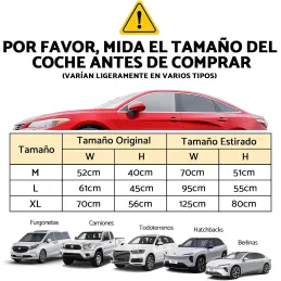 2 Pcs Parasol Coche Lateral Ventana Coche Talla L 2 Pcs Parasol Coche Lateral Ventana Coche Talla L