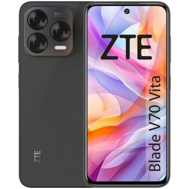 Smartphone ZTE Blade V70 Vita 8GB/ 256GB/ 6.7'/ Gris Oscuro