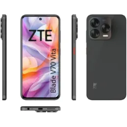 Smartphone ZTE Blade V70 Vita 8GB/ 256GB/ 6.7'/ Gris Oscuro