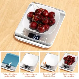 Bascula de cocina, inox electronica , Newaner 10kg Bascula de cocina, inox electronica , Newaner 10kg
