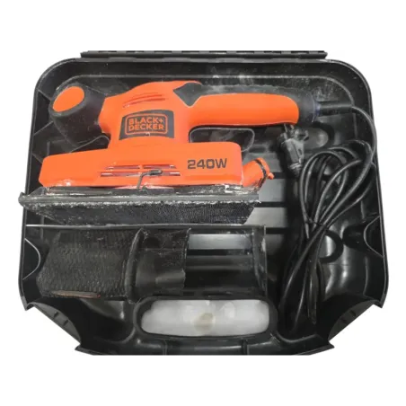 BLACK+DECKER Lijadora Orbital 240W de 1/3 Hoja