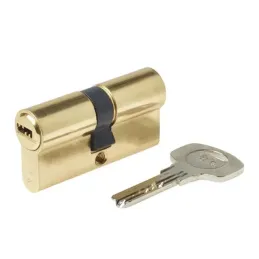 Cilindro de alta seguridad latón 30 x 30 mm yale