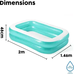 Bestway 54005 Piscina familiar inflable VERDE/AZUL Bestway 54005 Piscina familiar inflable VERDE/AZUL