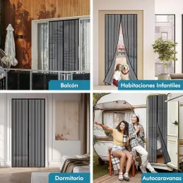Sekey 80x205 cm Cortina Magnética de Puerta Sekey 80x205 cm Cortina Magnética de Puerta