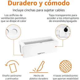 Amazon Basics Caja organizadora de cables para ocu Amazon Basics Caja organizadora de cables para ocu