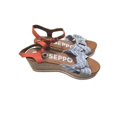 GIOSEPPO Sandalias DE CUÑA Azules con Detalle DE L GIOSEPPO Sandalias DE CUÑA Azules con Detalle DE L