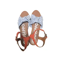 GIOSEPPO Sandalias DE CUÑA Azules con Detalle DE L GIOSEPPO Sandalias DE CUÑA Azules con Detalle DE L