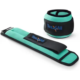 Pesas tobillos y muñecas de neopreno ,2 x 1,1 KG