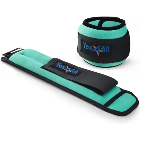 Pesas tobillos y muñecas de neopreno ,2 x 1,1 KG