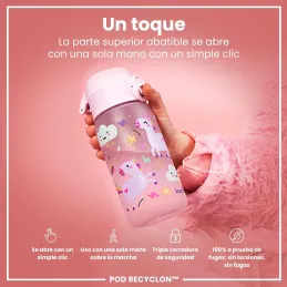 ion8 Botella de Agua para Niños, 350ml, a Prueba d ion8 Botella de Agua para Niños, 350ml, a Prueba d