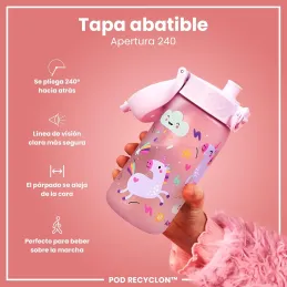 ion8 Botella de Agua para Niños, 350ml, a Prueba d ion8 Botella de Agua para Niños, 350ml, a Prueba d
