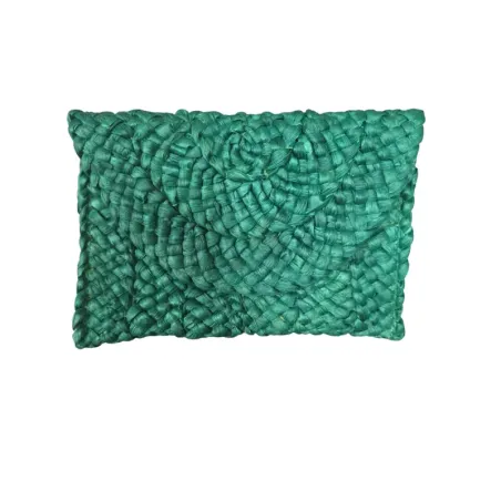 Bolso de Mano de Paja para Mujer. Verde