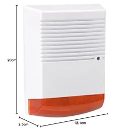 Velleman Sirena Falsa con LED Intermitente Rojo Velleman Sirena Falsa con LED Intermitente Rojo