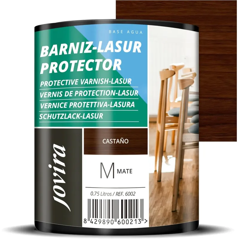 Barniz ,Protector Mate al Agua,750 Mililitros, Cas Barniz ,Protector Mate al Agua,750 Mililitros, Cas