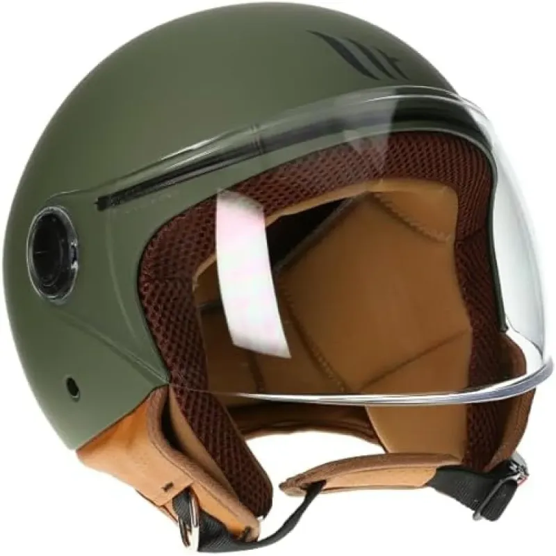 MT HELMETS CASCO MT OF501B STREET S SOLID A6 VERDE MT HELMETS CASCO MT OF501B STREET S SOLID A6 VERDE