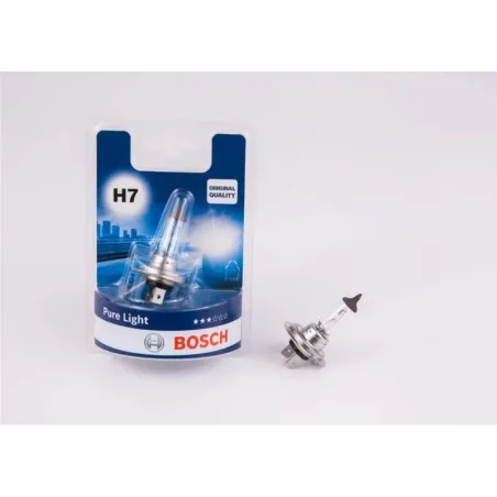 Bosch H7 Pure Light Lámpara para faros, 12 V 55 W