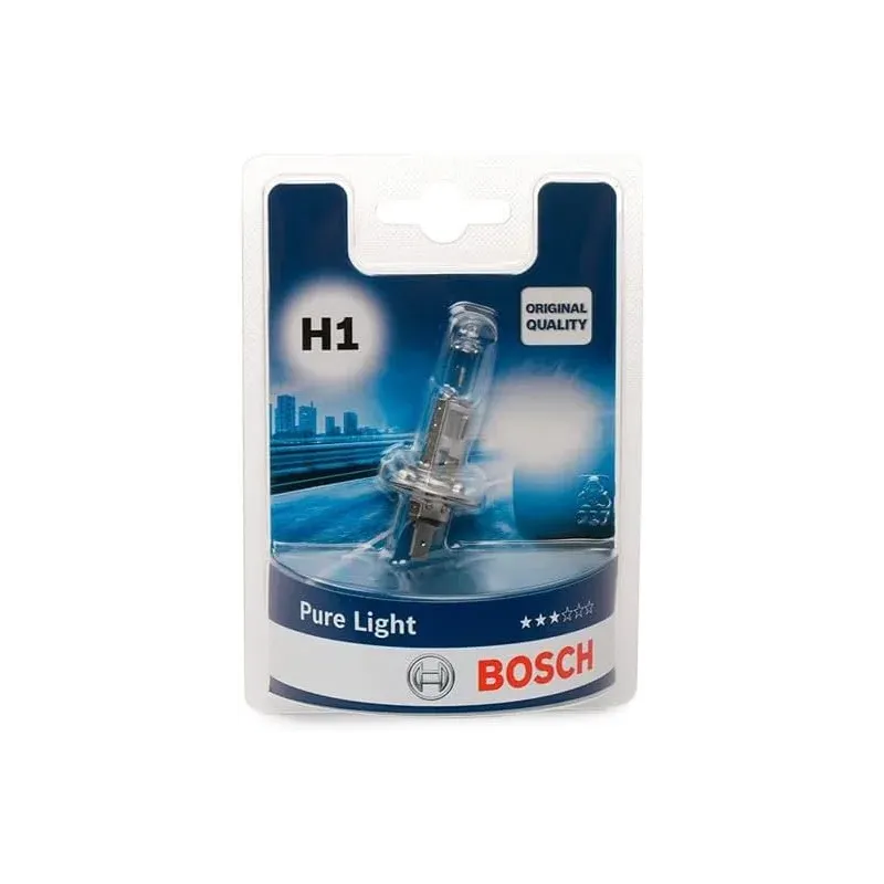 Bosch H1 Pure Light Lámpara para faros, 12 V 55 W Bosch H1 Pure Light Lámpara para faros, 12 V 55 W