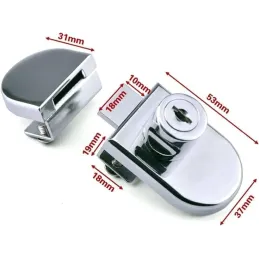 Cerradura de Gabinete de Vidrio para Puerta de Vid Cerradura de Gabinete de Vidrio para Puerta de Vid