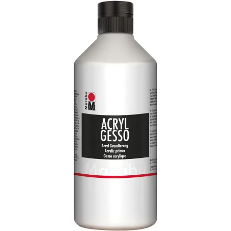 Marabu 12040075808 - Acrílico Gesso blanco 500 ml