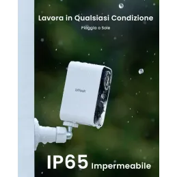 ieGeek Cámara Wi-Fi 2K para Interior/Exterior, bat