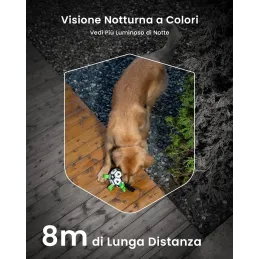 ieGeek Cámara Wi-Fi 2K para Interior/Exterior, bat